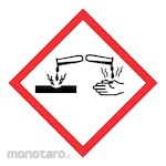 Safety Sign Plat Aluminium B3 Bahan Korosif