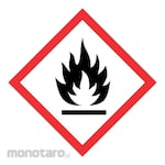 Safety Sign Plat Aluminium B3 Mudah Terbakar