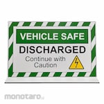 ZING EV Sign Vehicle Safe - Discharged