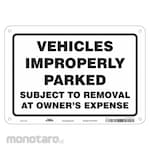 CONDOR Improperly Parked Vehicles Will Be Towed Sign