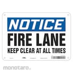 CONDOR Perimeter Safety Sign For Fire Lane & Equipment