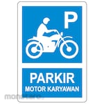 HSP Safety Sign - PARKIR MOTOR KARYAWAN