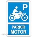 HSP Safety Sign - PARKIR MOTOR