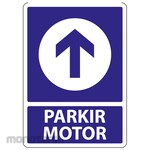 HSP Safety Sign 50x70 Plat Moveable - PARKIR MOTOR (ATAS)