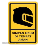 RGP Sign Parkir - Simpan Helm