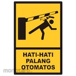 HSP Safety Sign - HATI-HATI PALANG OTOMATIS