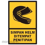 HSP Safety Sign - SIMPAN HELM DITEMPAT PENITIPAN