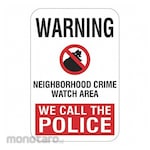 LYLE Reflective Crime Watch Warning Sign (Rambu Peringatan)