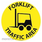 NMC Forklift Traffic Area Walk On Floor Sign (Rambu Peringatan)
