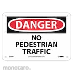 NMC No Pedestrian Traffic Sign (Rambu Jalan)