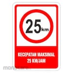 RGP Sign Kecepatan Maksimal 25km