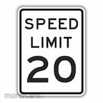TAPCO High Speed Limit 20 Sign