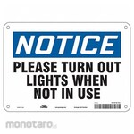 CONDOR J9942 Safety Sign Aluminum