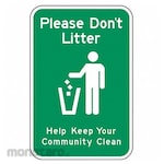 LYLE Reflective Litter Sign