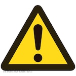 GREEN CROSS Warning Sticker