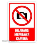 RGP Sign Dilarang Membawa Kamera