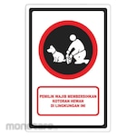 RGP Sign Membersihkan Kotoran Hewan