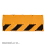 ESCO 290X900mm Barricade Banner Black and Yellow Striped/Safety