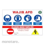 RGP PPE Required Sign (Rambu Keselamatan)