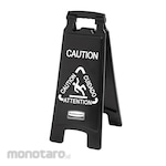 Rubbermaid Executive Series Multilingual Caution Sign 2 Sided (Papan Peringatan / Rambu Peringatan)