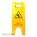 FALCO Warning Sign Folded (2 Bahasa)