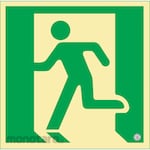 GREEN CROSS Emergency Exit Guidance Sign Passageway