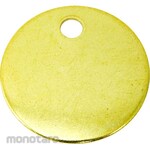 ESCO 32mm Brass Tag Blank