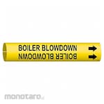 BRADY Pipe Marker Boiler Blow Down (Penanda Pipa)