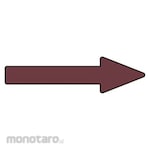 GREEN CROSS Piping direction display sticker → Dark red arrow Sticker 48 20 x 70 mm 10 pieces set Aluminum