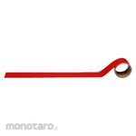 Unit Piping identification tape Others/Red (extremely small) Aluminum 25mm width x 2m