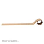 Unit Piping identification tape for electrical use, light yellow-red (medium), 100mm width x 2m