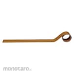 Unit Piping identification tape for oil/brown (large) aluminum 150mm width x 2m