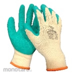 Sapro Safety Glove Cotton with Latex anti Cut