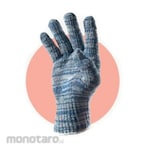 Piranha Cotton Gloves Strip Grey (Sarung Tangan Katun)