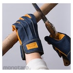 FUJI GLOVE Gloves Cow Grain Leather with Denim Back (Sarung Tangan)
