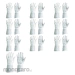 TRUSCO Cow Split Leather 5-Finger Argon Welding Gloves (Sarung Tangan)