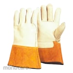 KRISBOW Welding Gloves TIG Leather Golden (Sarung Tangan Las)