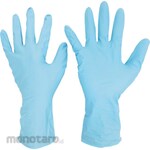 MIDORI ANZEN Disposable nitrile gloves, thick, long (50 pieces) (Sarung Tangan)