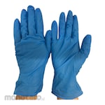 OKAMOTO Gloves Smooth nitrile blue 861BM (Sarung Tangan)