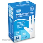 SENSI Nitrile Disposable Gloves Powder-Free 40 (Sarung Tangan Nitrile)
