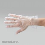Reable Polyethylene Gloves, Drawstring, Clear, Embossed Exterior (Sarung Tangan)