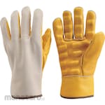 TRUSCO Safety Work Gloves (Vibration Isolation Leather Gloves) (Sarung Tangan)