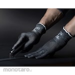 Reable Gloves Cut-resistant barrier 21G black uncoated (Sarung Tangan)