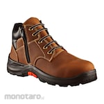 AETOS Sepatu Safety Tali Ankle Boots Mercury dengan Resleting 4inci Warna Mocca (Sepatu Proyek)