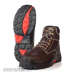 AETOS Sepatu Safety Tali Ankle Boots Tungsten 6inci Warna Mocca (Sepatu Proyek)