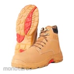 AETOS Sepatu Safety Tali Ankle Boots Tungsten 6inci Warna Wheat (Sepatu Proyek)