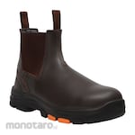 KRUSHERS Sepatu Safety Ankle Boots Karet Samping Montana Warna Coklat (Sepatu Proyek)