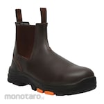 KRUSHERS Sepatu Boots Safety Karet Samping Antistatik Montana dengan Steel Toe Cap dan Midsole (Sepatu Proyek)