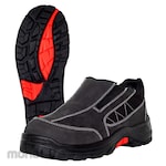 AETOS Sepatu Safety Slip On Low Cut Model Xeon dengan Steel Toe Cap dan Midsole (Sepatu Proyek)