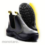 Inservice Sepatu Boots Safety Karet Samping G2 dengan Steel Toe Cap (Sepatu Proyek)